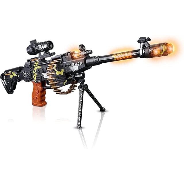 Toy Gun Art Creativity con visor, soporte y efectos de sonido