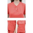 thumbnail image 3 of Hanen Scrubs Medical Uniform & Scrubs Women and Man Scrubs Set Medical Scrubs Top and Pants, 3 of 3