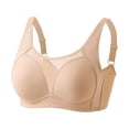thumbnail image 3 of Women's Full Support Underwire Sports Bra Full Coverage Coolcomfort T Shirt Unlined Bra Womens Mesh Push Up Bras Everyday Bra, 3 of 8