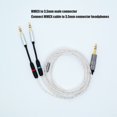 thumbnail image 2 of Cable de Estéreo Macho a Hembra de 3,5 Mm Cable de Extensión para Auriculares MIni Calidad de Sonido sin Pérdidas MMCX a Cable de 3,5 Mm para Teléfonos Altavoces Tableta, 2 of 9