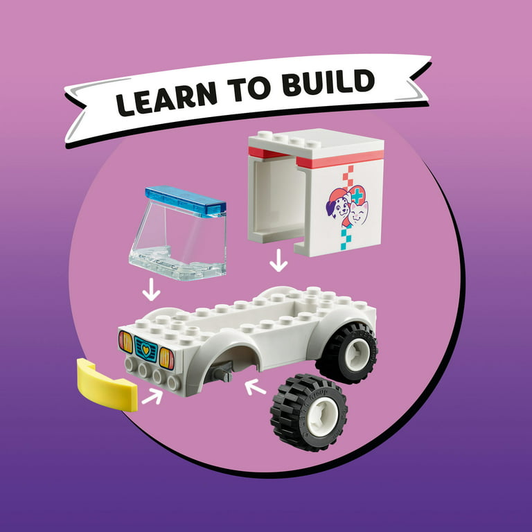LEGO Friends Pet Clinic Ambulance Building Kit Pieces) - Walmart.com