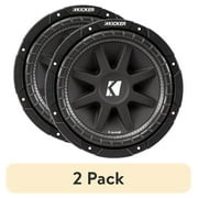 (2 pack) New Kicker 43C104 10-inch 300 Watts Max Power Single 4 Ohm Car Subwoofer