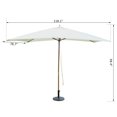 thumbnail image 1 of Outsunny Wood Sun Umbrella, 1 of 3
