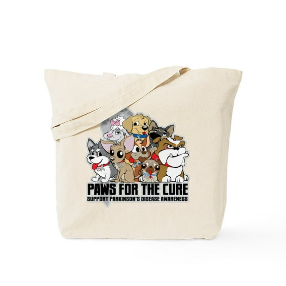 CafePress - Parkinson's Disease Puppy Group Tote Bag - Unisex Canvas Tote Bag, Beige, 1-Piece