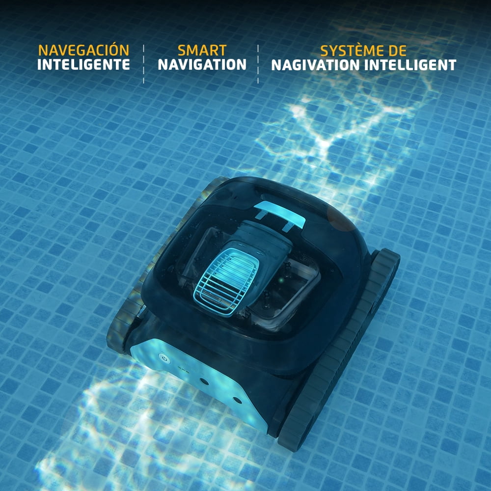 Dolphin Liberty 200 Cordless Automatic Robotic Pool Vacuum Cleaner, Inductive Charging, Wall Climbing Scrubber, Ideal for In-Ground Pools up to 33 FT in Length