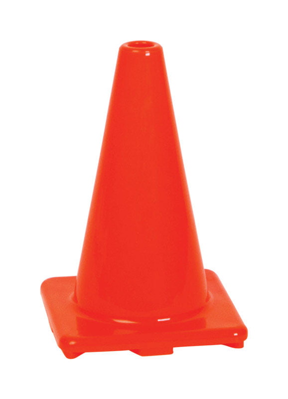 7" Orange Polyethylene Toys Plastic Traffic Road Safety Cones 10 Pack 