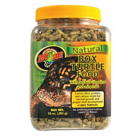 Zoo Med Box Turtle & Tortoise Reptile Food, 10 Oz