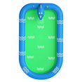 thumbnail image 1 of Cojín de aspersor inflable delfín para niños, 170x65x103cm de tamaño, 1 of 5