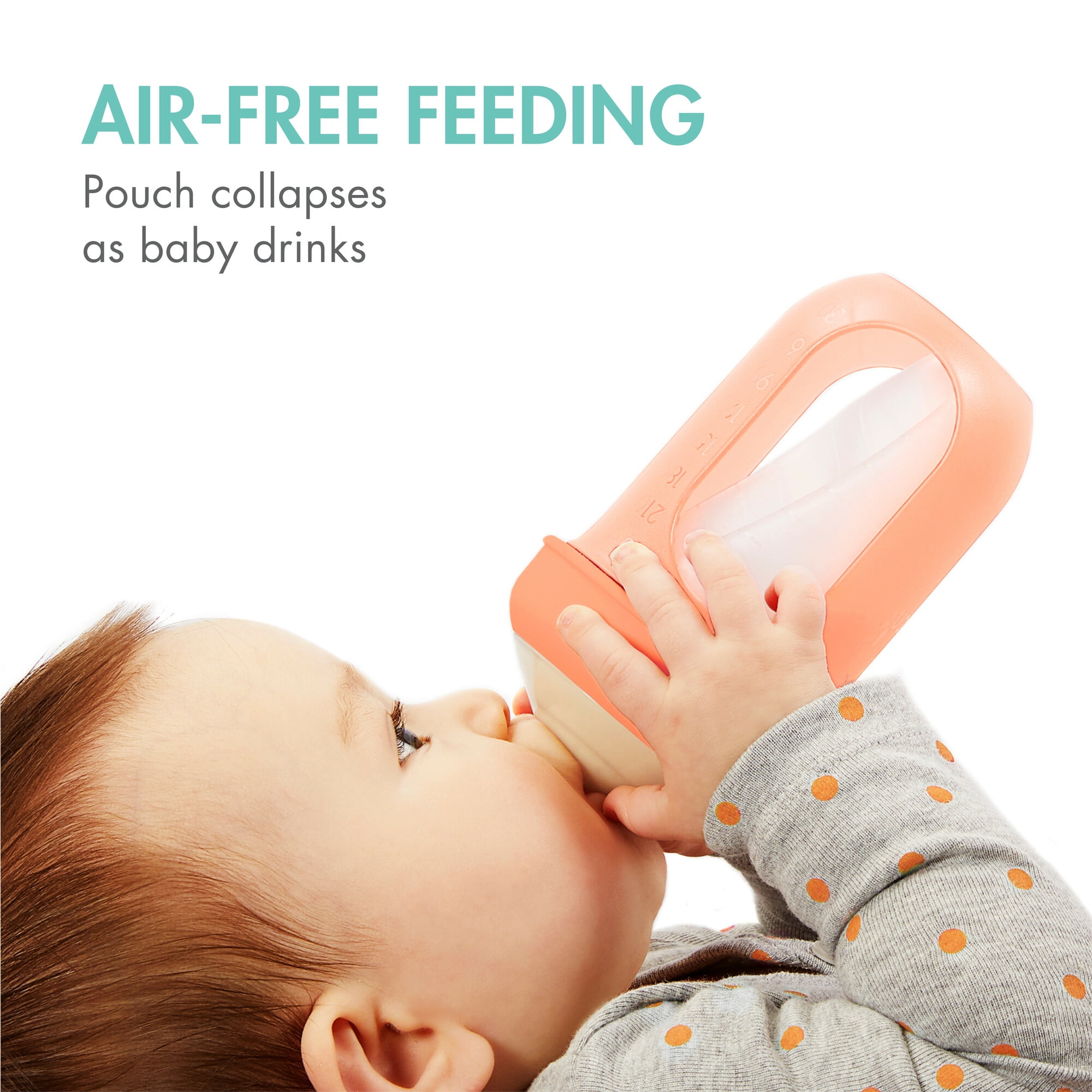Boon NURSH® Reusable Silicone Pouch Bottles - 4oz - Mint (3pk)