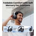 thumbnail image 4 of Restored Edifier W820NB Plus Gen 2 Wireless Over-Ear Noise Cancelling Headphone, -49 dB ANC, LDAC Hi-Res Audio, 88H Playtime, Spatial Sound, AI Clear Calls, Bluetooth V6.1 - Dark Gray (Refurbished), 4 of 9