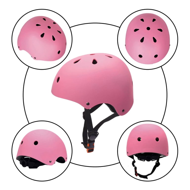 bike helmet for teenage girl Bavilk Skateboard Helmet,3 Sizes Adults Youth Teen Kids Toddler Nattork helmets are perfect for biking Girl's Pink Bike Helmet |