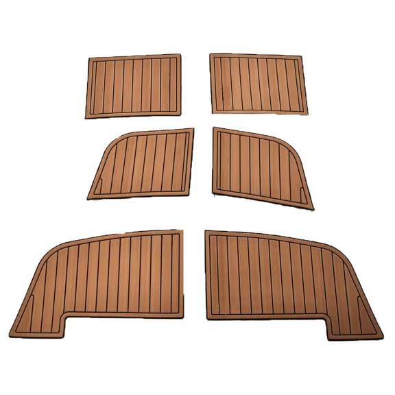 Bryant Boat Non-Skid Decking Mat BRY-16247 | Mocha Brown (Set of 6)