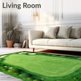 thumbnail image 2 of Flatwoven High Traffic Area Rug, Golf Course Hole Holes Design, Non Slip, Stain Resistant, Washable Area Rugs for Living Room, Bedroom(Green, 8X10), 2 of 8