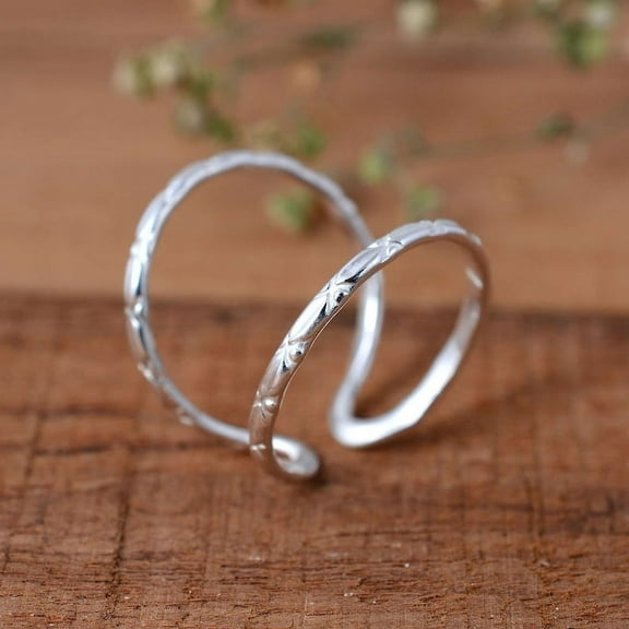 Silver Finger Splint Ring – Adjustable 925 Arthritis Ring for PIP/DIP Joints & Rheumatoid Pain