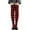 Black+Red, variant on Womens Thigh High Socks Striped Stockings Knee High Socks for Cosplay Long Socks Over the Knee Leg Warmers