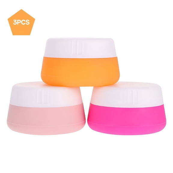 ACDANC 3Pcs Portable Travel Jars Wear-resistant Travel Containers Travel Size Containers