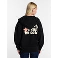 thumbnail image 4 of Kacey Lee Women's Texas is Hot Fleece Zip Up Hoodie with Long Sleeves, Sizes XS-XXL, 4 of 6