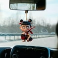 thumbnail image 4 of Nezha Design Acrylic Car Rearview Mirror Pendant, Versatile Keychain Ornament for Car, Bags, and Keys, 4 of 9