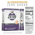 thumbnail image 2 of Gatorade G Zero Sports Drink Grape, Powdered Energy Drink Mix, 0.10 oz, 10 Count Packets, 2 of 6