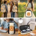 thumbnail image 3 of Bulopur 17 Inch 4 Piece Backpack Set Autumn Leaf Bear Print School Bag with Lunch Box, Water Bottle Holder and Pencil Case for School, 3 of 7