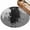 Black, variant on Round Rugs 5Ft, Black Cement Gray Round Area Rug Washable Indoor Throw Carpet, Modern Abstract Art Black Soft Non Slip Circle Rug for Cabinet Bathroom Home Decor Aesthetic