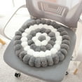 thumbnail image 2 of Hiroekza Non-Slip Dining Chair Cushion Seat Pads For Kitchen Office Living Room Patio Floor Pillows Seat Cushion Pads Rocking Chair Cushions Gray-white ring, 2 of 3