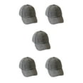 thumbnail image 1 of kurtrusly Comfortable Baseball Cap Stylish And Sun Protection For Men Fashionable black 5Set, 1 of 6