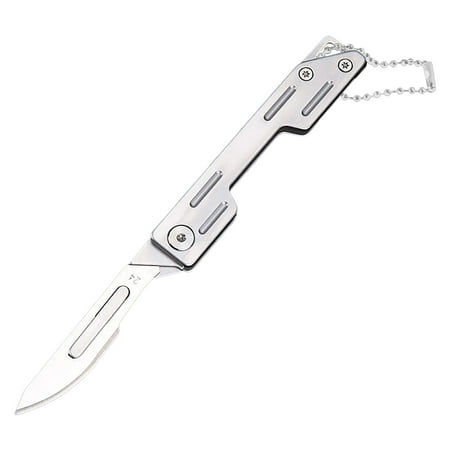 

Yuseik Clearance Silver Utility Knife Office Cabinet Stainless Steel Practical Sharp Replacement Mini Carving Utensils Art Utensils (1X Utility Knife)