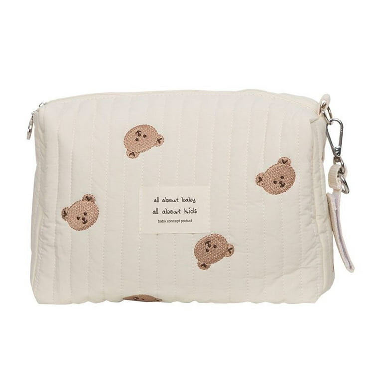 BYDOT Diaper Bag Baby Pram Stroller Bags Organizer Bear Embroidery