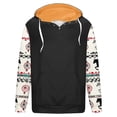 thumbnail image 3 of Penkiiy Men Women Fashion Long Sleeve Hoodie Aztec 3D Print Pullover Sweatshirts 2XL Black, 3 of 4