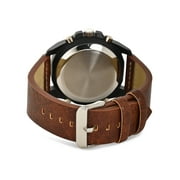 U.S. Polo Assn. Adult Male Analog/Digital Watch in Black with Brown Strap (US5297WM)