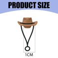 thumbnail image 4 of Tapa de pajita para taza de 30 a 40 oz, tapa de pajita de silicona, sombrero de vaquero, accesorios para vaso de 10 mm, 0,4 pulgadas, lindos regalos para mujeres, 4 of 5