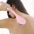 thumbnail image 2 of Unique Bargains Back Scrubber Long Handle Bath Brush Long Handle Brush for Bath Shower 11.81"x2.95"x0.98" Pink, 2 of 6