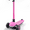 Pink, variant on Light Up 3 Wheel Kick Scooter for Kids Toddlers Girls with LED Sync Lights Flashing Stem & Wide Polka Dot Deck Adjustable Height Music Function Safe Sturdy Folding