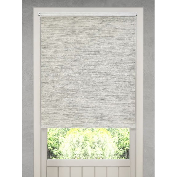 Natural Fiber Cordless Roller Shade 48.5x72 Gray