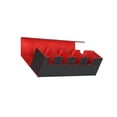 thumbnail image 2 of serony Card Deck Box Holder Storage Organizer Album Trading Large Card Dividers Kids Album Container for TCG Black Red, 2 of 9