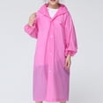 thumbnail image 5 of PAVEOS Kids Raincoat Clearance Sale Children's Outdoor Travel Fashion Adult Raincoat Thick Transparent Evc Raincoat Pink-u, 5 of 5