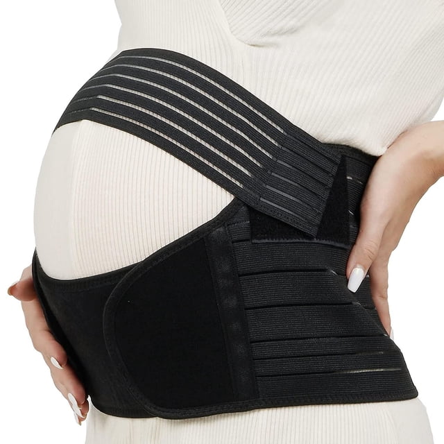 Pregnancy Support Maternity Belt, 3 In 1 Maternity Belly Band For Pregnant Women, Breathable & Adjustable Belly Band For Pregnant Women To Support Pel