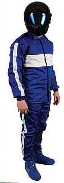 G-Force 4386MEDBU GF 505 Blue Medium Triple Layer Racing Pants
