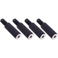 thumbnail image 1 of (4 Pack 3.5mm Replacement Repair Jack TS 2 Pole Mono Female Jack Plug 1/8" 3.5mm Solder Type DIY Audio Cable Connector for Audio Cable Repair, 1 of 4