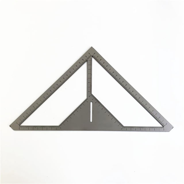 Bearachild Regla multifunción económica para azulejos, regla de drenaje de suelo, regla triangular de acero inoxidable para albañil, constructor de Conjuntos de muebles de dormitorio Bearachild HA021495-00