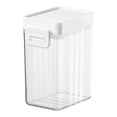 thumbnail image 4 of Contenedor de cereales con cuchara de 5 g, organizador para refrigerador, caja de almacenamiento transparente hermética Blanco 600ml, 4 of 9