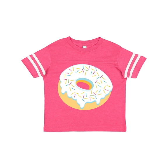 Inktastic White Donut with Sprinkles Boys or Girls Toddler T-Shirt