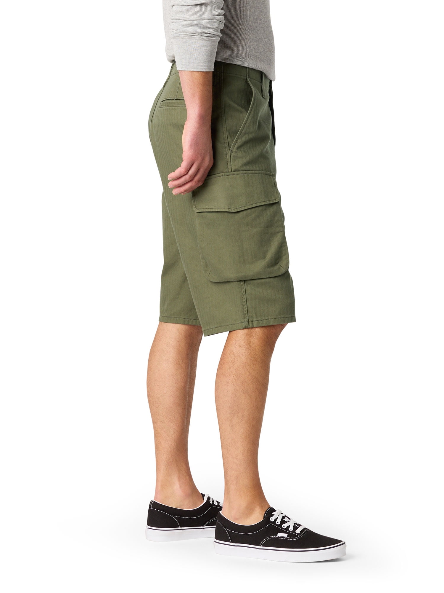 Levi Strauss Signature™ Men's and Big and Tall Loose Cargo Shorts, 12" Inseam