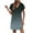 Black., variant on Dresses for Women Plus Size Akafmk Summer Dresses for Women Casual Dresses,Gradient Color Round Neck Short Dress Short Sleeve Mini Dresses Loose T Shirt Dresses