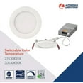 thumbnail image 4 of Lithonia Lighting WF6LED 27K30K35K 90CRI MW M6 6" LED Wafer Light, Selectable, 4 of 4
