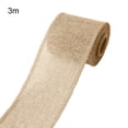 thumbnail image 1 of Visland 1 Rouleau Ruban de Noël Résistant aux Plis Bricolage Imitation Lin Chaque Côté Ruban d'Emballage pour la Maison, 1 of 8