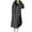 Dark Gray, variant on Pitauce Womens Long Flannel Nightgown Winter Warm Thicken Long Sleeve Pajama Dress Full Length Sleep Shirts Fleece Loungewear with Pockets
