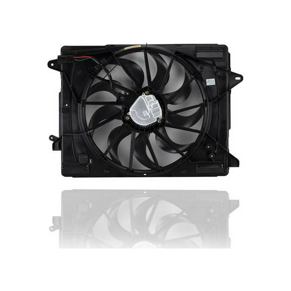 Dual Radiator and Condenser Fan Assembly - Cooling Direct Compatible/Replacement for '20-21 Ford Escape 3-Cylinder 1.5 Liter/Turbo With Brushless Motor - LX6Z8C607A