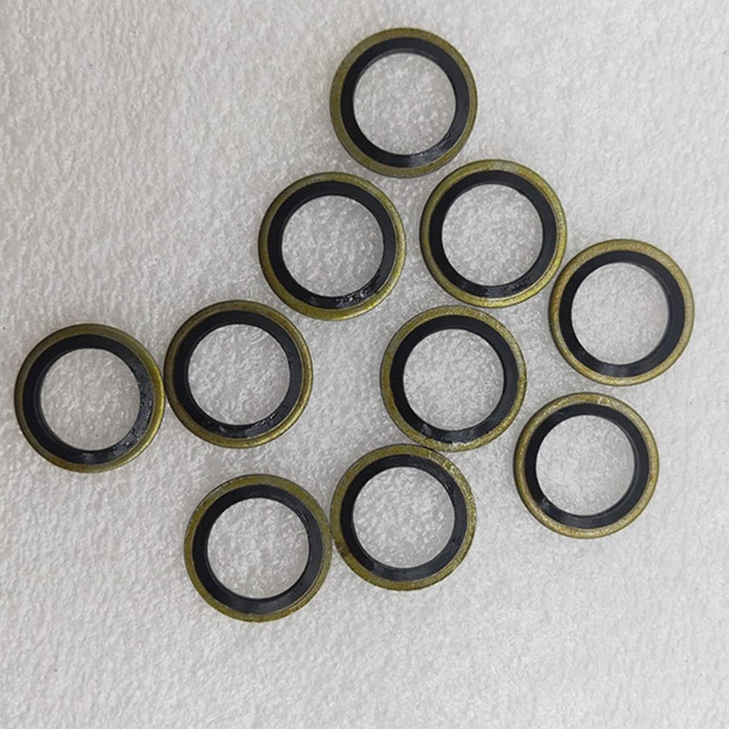4x M14 Banjo Seals Fuel Line Sealing Washers - OEM Replacement For Dodge Cummins 5.9 6.7 - 3937155 3935172 3963988